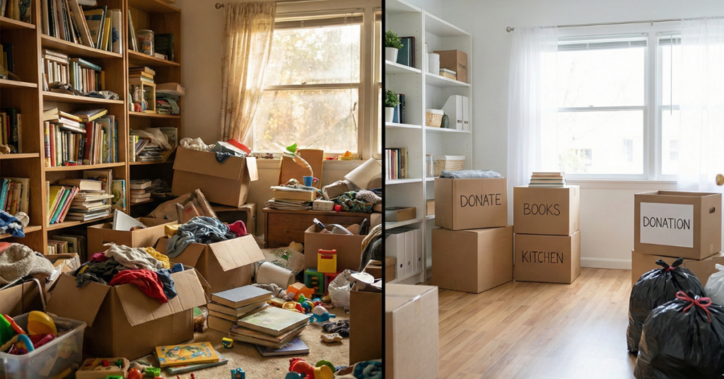 How To Declutter Before A Move