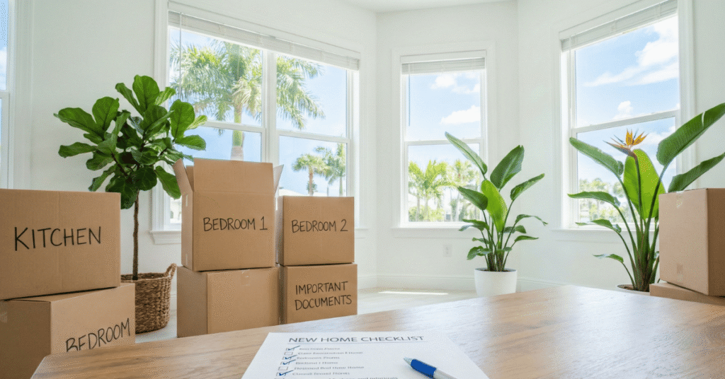 First-Time Home Buyer Moving Checklist for Florida